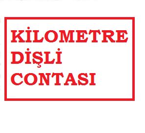 131 KİLOMETRE DİŞLİ CONTASI