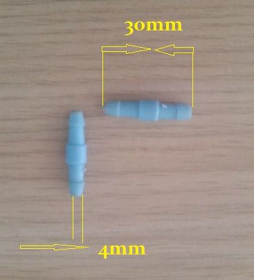 SU FISKİYE HORTUM EKİ 4mm